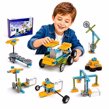 Veecafiodi Science Kits for Kids Age 8-12, 50 in 1 STEM Toys for Kids 6-12, Motorized Building Toy for Boys Girls, Educational Engineering Set, Birthday Gift