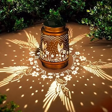 DIBIEECN Birthday Gifts for Women, Solar Lanterns, Hummingbird, 1 Pack
