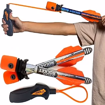Toy Rocket Launcher for Kids: Outdoor Toys Slingshot Rocket Launchers - Best 6-10 Year Old Boy Gifts for Teens Boys & Girls All Ages - Fun Summer Toys 5 6 7 8 9 10 11 12+ Year Old Boy Birthday Gifts