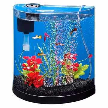Tetra Half-Moon 3 Gallon Starter Fish Tank Kit