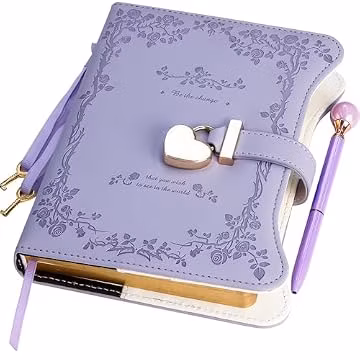 Hoci Poci Diary with Lock and Keys for Girls Gift Ideas, 360 Pages Journal