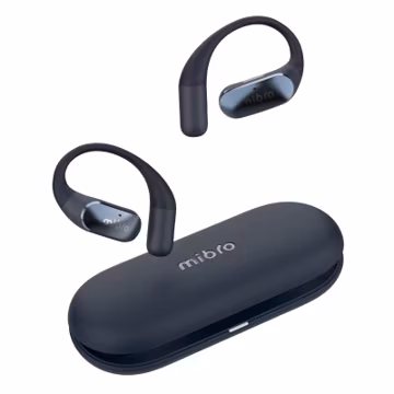 mibro OpenEar Pro Open Ear Earbuds, Bluetooth Headphones with Mic, Lightweight 7.2g, All-Day Comfort, IPX4 Sweatproof, 30H Battery for Work, Walking, Gym & Running (Black)