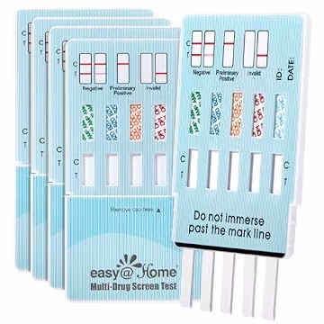 Easy@Home 5 Panel Urine Drug Test Kit, Multi Drug Screening Test, 5 Pack