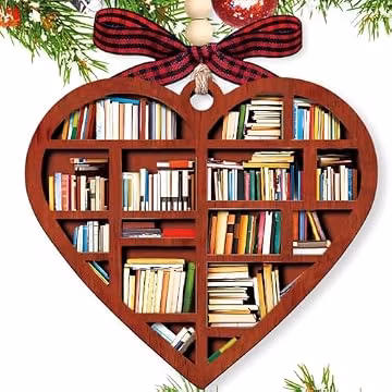 Book Ornament, Christmas Ornaments, Book Lover Gifts for Women, Book Club