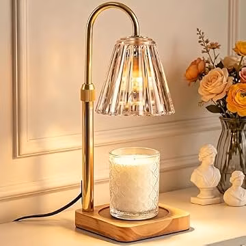 Marycele Candle Warmer Lamp with Timer & Dimmer, Gifts for Mom Office Decor