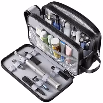 Travel Toiletry Bag, Waterproof Hanging Dopp Kit, Organizer for Men & Women