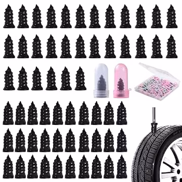 LYLDYYW 60 Pcs Tire Repair Screws, Tire Patch Kit, Screw in Tire Plugs