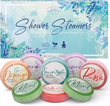 HFHO Shower Steamers Aromatherapy 8 Pack Natural Essential Oils Home Spa