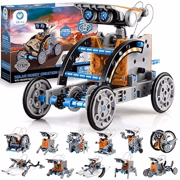 Sillbird 12-in-1 Solar Robot Building Kit STEM Gift for Boys Ages 8-13