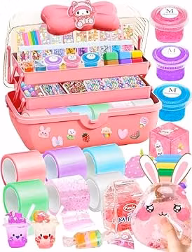 Jimcii Make Your Own Nano Tape Bubble Kit for Kids, Birthday Gifts for 4 5 6 7 8 9 10 11 12 Year Old Girls Girl Grandkids, Kids Toys for Girls 4-6 6-8 7-8 8-10 10-12