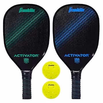 Franklin Sports Pickleball Paddle and Ball Set - Wooden - Activator - 2 Player - USAPA Approved