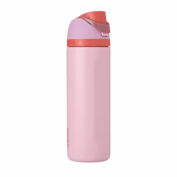 Owala FreeSip Stainless Steel Water Bottle 24 oz Angel Food Cake