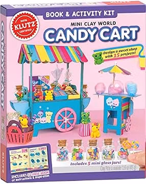 Klutz Mini Clay World Candy Cart Craft Kit