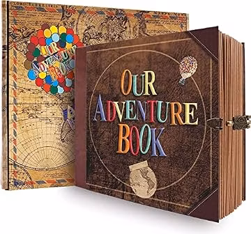 FEIYU BUY Our Adventure Book Vintage Scrapbook Journal