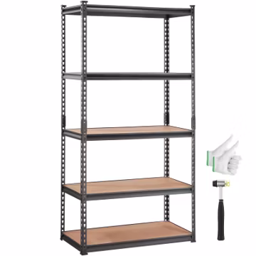 VEVOR Storage Shelves 5-Tier Adjustable 2000 lbs 36"x18"x72" Shelving Unit