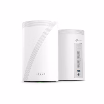 TP-Link Deco 7 Pro BE63 Tri-Band WiFi 7 BE10000 Whole Home Mesh System- 6-Stream 10 Gbps, 4x2.5G Ports Wired Backhaul, 4X Smart Internal Antennas, VPN, HomeShield, Free Expert Support (2-Pack)