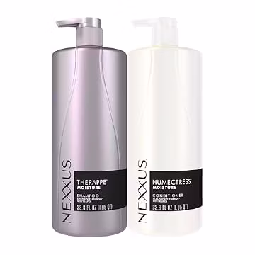 Nexxus Therappe Humectress Shampoo Conditioner 2 Count for Ultimate Moisture for Dry Hair Powered by Polysoft Hydrator Technology with Tri-lipids 33.8 fl oz