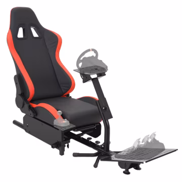 Garvee Racing Wheel Stand,Foldable Racing Simulator Cockpit for g923/g920/g29, Steering Wheel Stand & Foot Pedal Angle Adjustable,Sim Racing Cockpit for Thrustmaster t248p, Fanatec, Hori, Mad Catz.