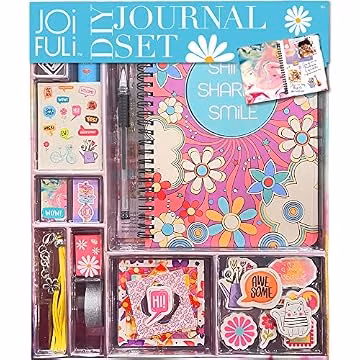 JOiFULi DIY Journal Set for Girls Gifts Ages 8 9 10 11 12 13 Years Old and Up