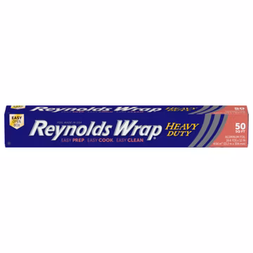 Reynolds Wrap Heavy Duty Aluminum Foil Roll, 12 Inch Wide, 50sq ft