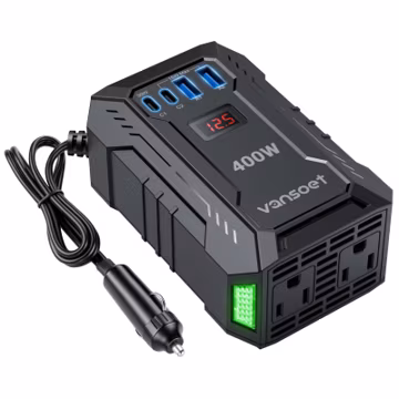 Vansoet 400W Car Power Inverter for Vehicles DC 12V to AC 110V Inverter