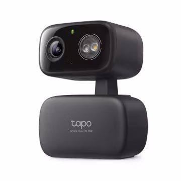 Tapo 2K Indoor/Outdoor Pan/Tilt Wired Security Camera - Baby Monitoring, Person & Baby Cry Detection, 360° Motion Tracking, Color Night Vision, Subscription-Free Local Storage or Optional Cloud, C217
