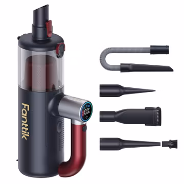 Fanttik Cruise V11 APEX Handheld Vacuum Cordless, 4-in-1 Vacuum Cleaner for Pet, AxLoop 180° Rotatable Handle, LED Touch Screen, 3 Suction Modes for Home Corners, Couches, Crevices