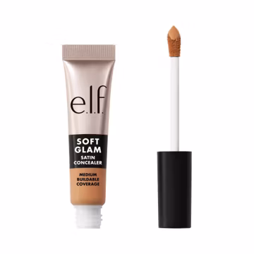 e.l.f. Soft Glam Satin Concealer, Medium Coverage For Blemishes & Under-Eye, Crease-Resistant, Long Lasting, Vegan & Cruelty-Free, 34 Medium Cool