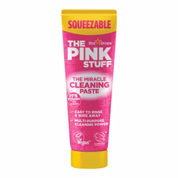The Pink Stuff The Miracle Squeezable Cleaning Paste 300g Easy to Rinse Multi Purpose Cleaner for Kitchen Bathroom Cooktops Tiles Sinks Showers and More