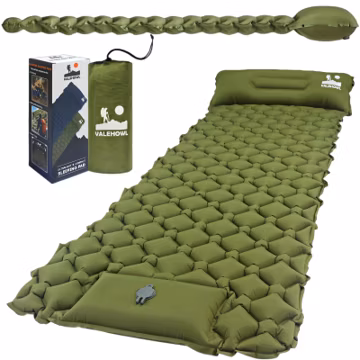 VALEHOWL 1.8Lbs Ultralight Camping Sleeping Pad, R3.0 Backpacking Sleep Mat