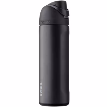 Owala FreeSip Stainless Steel Water Bottle 24 oz Very, Very Dark