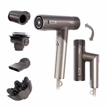 Shark SpeedStyle Pro Flex High-Velocity Dryer, Scalp Shield, HD542