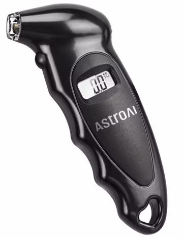 AstroAI Digital Tire Pressure Gauge 0-200PSI Calibrated to ANSI B40.7 +/-1PSI, Accurate in 0.1 Increments, Tire Repair Tools 4 Pressure Measurements for Car Truck with Backlight LCD, Black