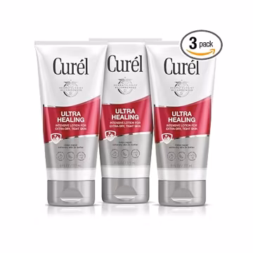 Curel Ultra Healing Body Lotion, Moisturizer, Fragrance-Free, 6 fl oz, 3pk