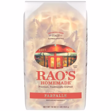 Rao's Homemade Farfalle Pasta, 16 Oz Bag