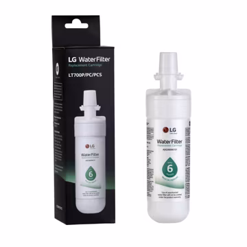 LG LT700P- 6 Month / 200 Gallon Capacity Replacement Refrigerator Water Filter (NSF42 and NSF53) ADQ36006101, ADQ36006113, ADQ75795103, or AGF80300702 , White , Single