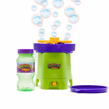 Gazillion Bubbles Tiny Typhoon, Compact Bubble Machine, Powerful Bubble Blower for Maximum Fun, Easy to Clean & Portable, Includes 4 oz Gazillion Bubble Non-Toxic Solution