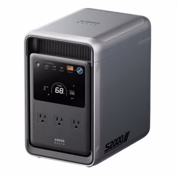 Anker SOLIX S2000 Portable Power Station, 2,010Wh, 1,500W, Home Backup, UPS