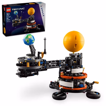 LEGO Technic Planet Earth and Moon in Orbit Building Set, Outer Space Birthday Gift for 10 Year Olds, Solar System Toy for Imaginative, Independent Play, Room Décor for Boys & Girls, 42179