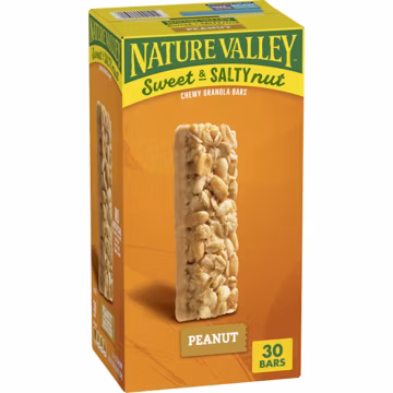 Nature Valley Sweet & Salty Peanut Granola Bars, 30 ct, 36 oz