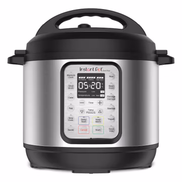 Instant Pot Duo Plus 9-in-1 Multicooker, Pressure Cooker, Slow Cook, Rice Maker, Steamer, Sauté, Yogurt, Warmer & Sterilizer, Includes App with Over 800 Recipes, Stainless Steel, 6 Quarts