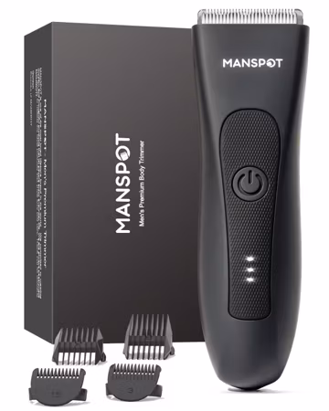 MANSPOT Manscape Groin & Body Hair Trimmer for Men, Electric Pubic Shaver