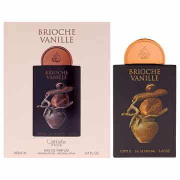 Lattafa Pride Brioche Vanille for Unisex Eau de Parfum Spray, 3.4 Ounce / 100 Ml
