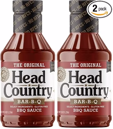 Head Country Bar-B-Q Sauce, Original Flavor, 20 oz (Pack of 2)