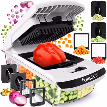 Fullstar Pro Original Vegetable Chopper & Spiralizer, Kitchen Prep Tool