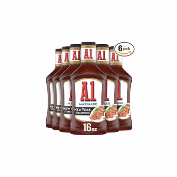 A.1. Marinade, 6 ct Pack, New York Steakhouse, 16 fl oz Bottles