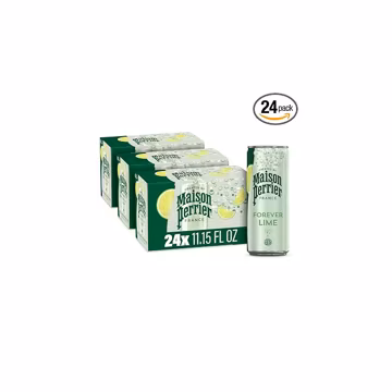 Maison Perrier Forever Lime Flavored Sparkling Water, 11.15 Fl Oz Cans, 8 Count, 3 Pack
