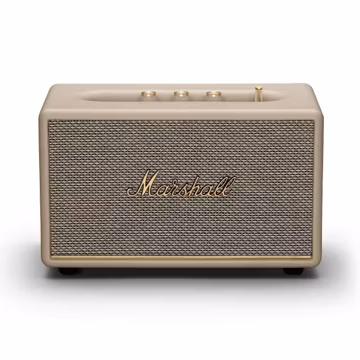 Marshall Acton III Bluetooth Home Speaker - Loud Stereo Sound with Bass and Treble Controls | Plug-in Powered | 3.5mm Aux Input - Cream